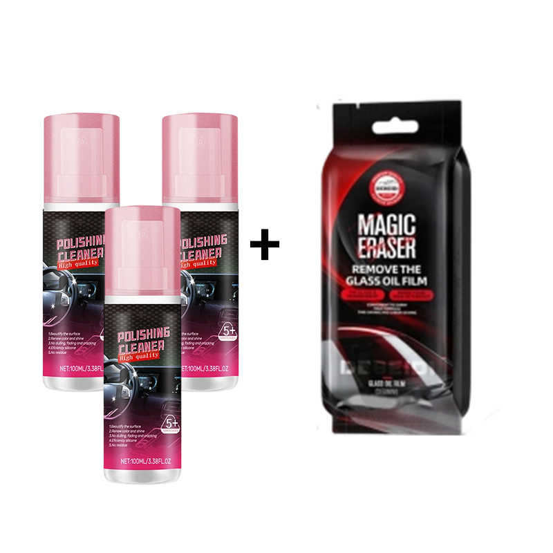 🔥Buy More Save More🔥Instant Shine & Protection Car Interior Polisher🚗