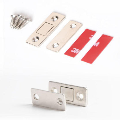 Magnetic Door Closer Without Perforations