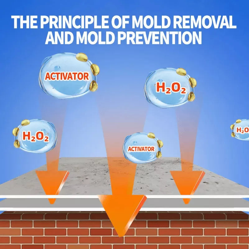⏳Time-Limited Special⏰Highly Effective Mould Removal Spray - Prevents Mould Regrowth