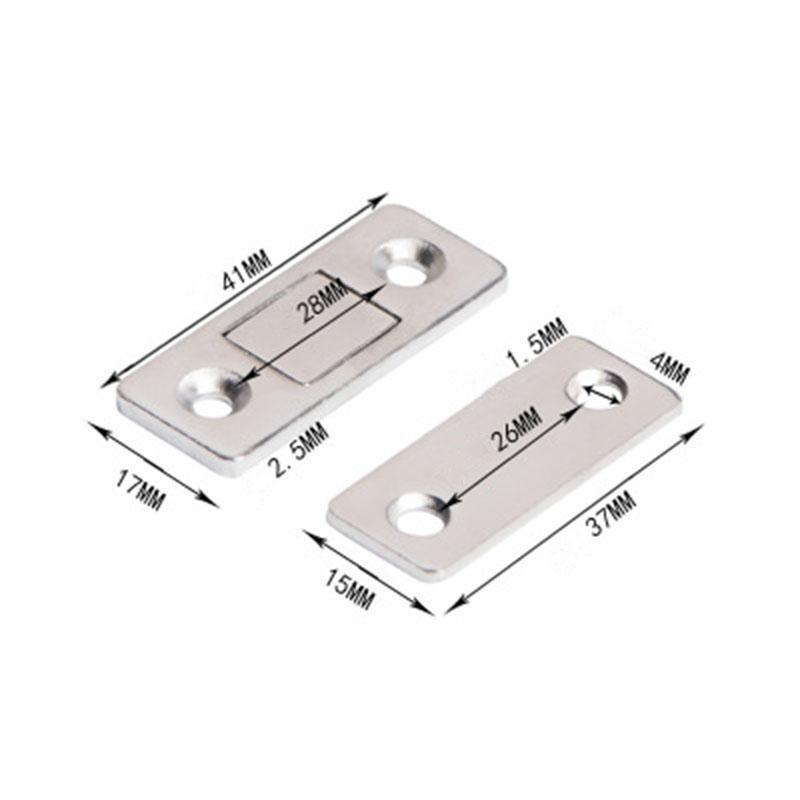Magnetic Door Closer Without Perforations