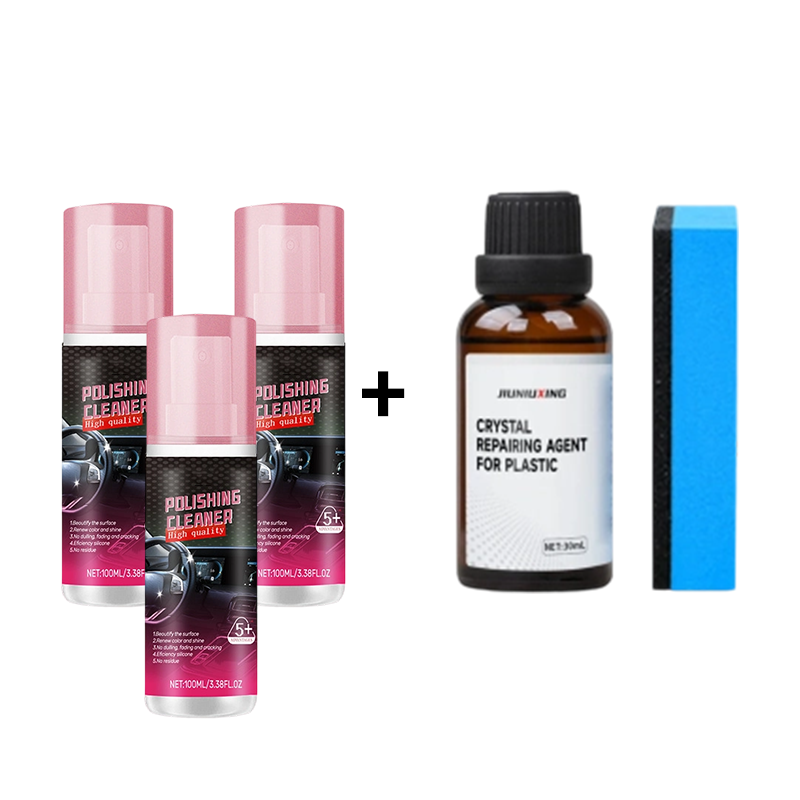 🔥Buy More Save More🔥Instant Shine & Protection Car Interior Polisher🚗