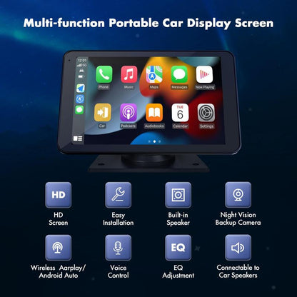 2025 Newest Portable Carplay Screen|Wide-Compatibility Multi-Device Car Infotainment System