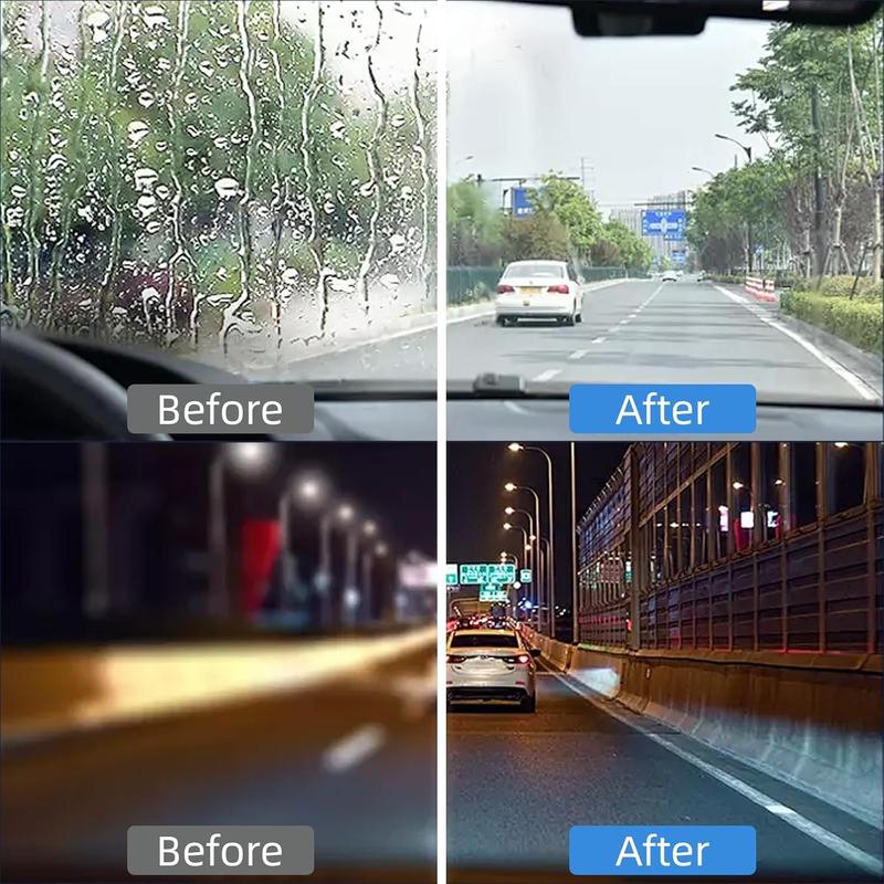 😎Buy 2 Get 1 Free💦Auto Glass Side Window Oil Film Removal Cleaner💪