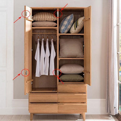 Magnetic Door Closer Without Perforations