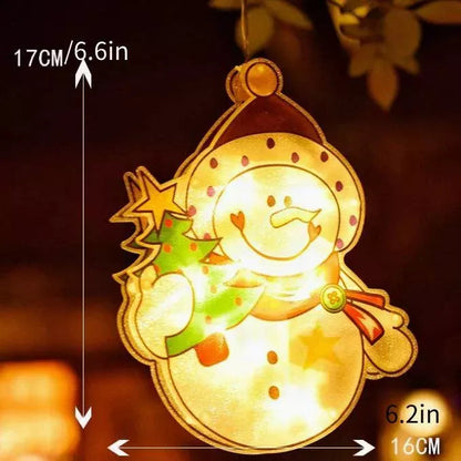⛄Christmas Pre-Sale 50% OFF🎄 Christmas Window Hanging Lights💡