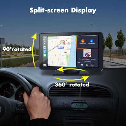 2025 Newest Portable Carplay Screen|Wide-Compatibility Multi-Device Car Infotainment System