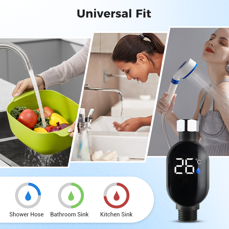 🔥Last day special, 50% off🔥 🌡️Shower Thermometer - Instant Digital Display, Waterproof & Easy Install for Safe Bathing 👶📦