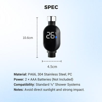 🔥Last day special, 50% off🔥 🌡️Shower Thermometer - Instant Digital Display, Waterproof & Easy Install for Safe Bathing 👶📦