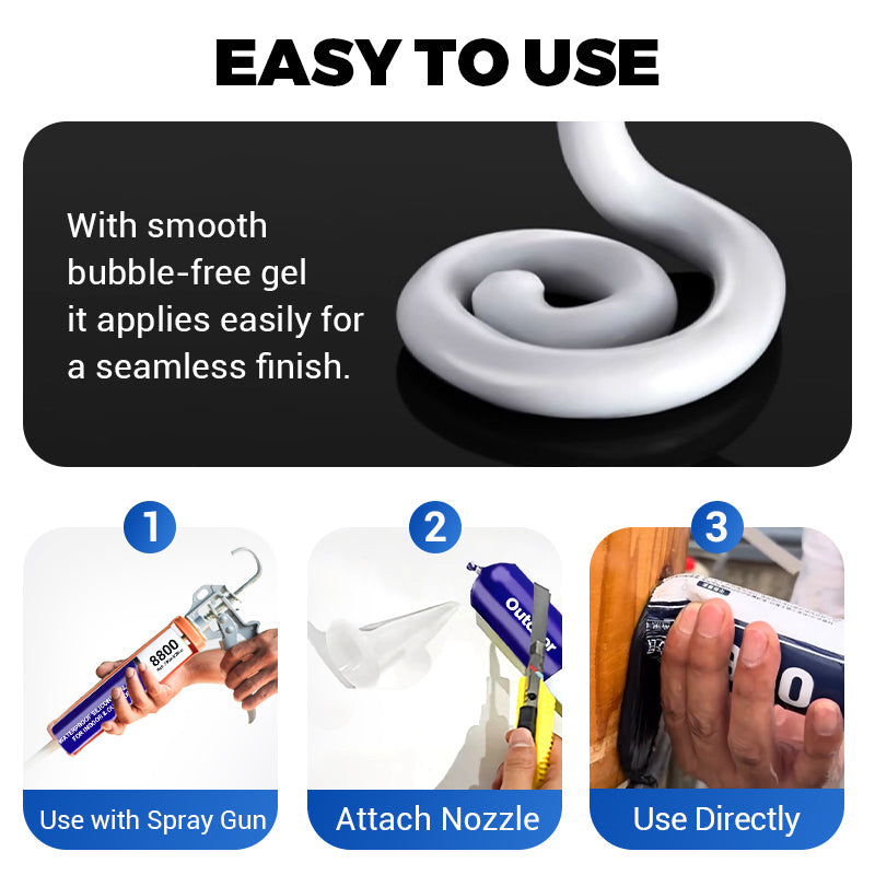 🔥2025 New Upgrades🔥Waterproof Silicone Sealant for Indoor & Outdoor