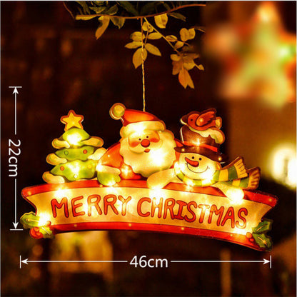 ⛄Christmas Pre-Sale 50% OFF🎄 Christmas Window Hanging Lights💡