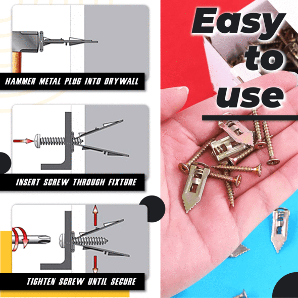 🔥Self-Drilling Anchors Screws