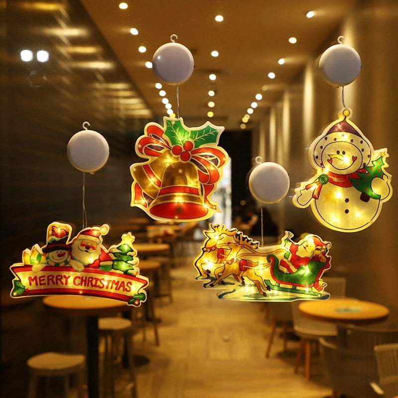 ⛄Christmas Pre-Sale 50% OFF🎄 Christmas Window Hanging Lights💡