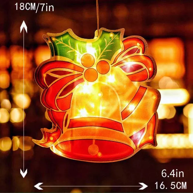 ⛄Christmas Pre-Sale 50% OFF🎄 Christmas Window Hanging Lights💡