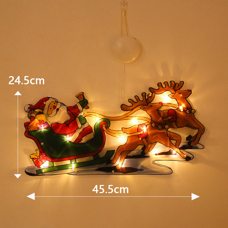 ⛄Christmas Pre-Sale 50% OFF🎄 Christmas Window Hanging Lights💡