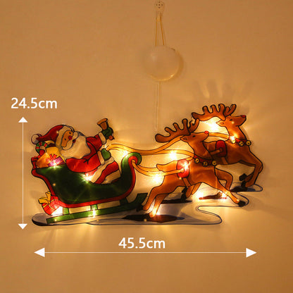 ⛄Christmas Pre-Sale 50% OFF🎄 Christmas Window Hanging Lights💡