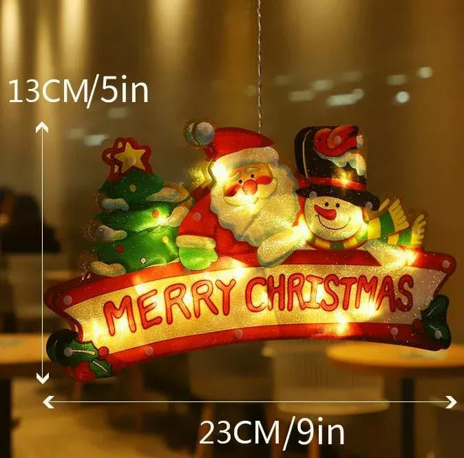 ⛄Christmas Pre-Sale 50% OFF🎄 Christmas Window Hanging Lights💡