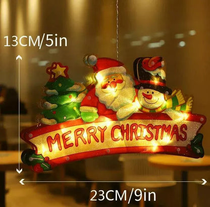 ⛄Christmas Pre-Sale 50% OFF🎄 Christmas Window Hanging Lights💡