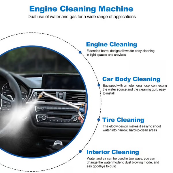 👉Air & Water Cleaning Gun💥Now with a new upgrade⏳