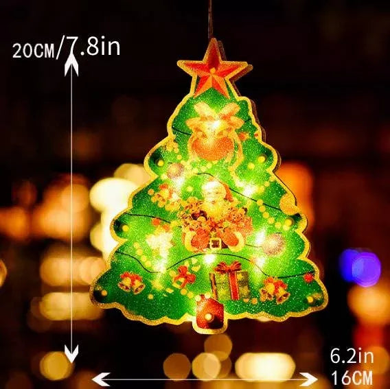 ⛄Christmas Pre-Sale 50% OFF🎄 Christmas Window Hanging Lights💡