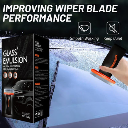 😎Buy 2 Get 1 Free💦Auto Glass Side Window Oil Film Removal Cleaner💪