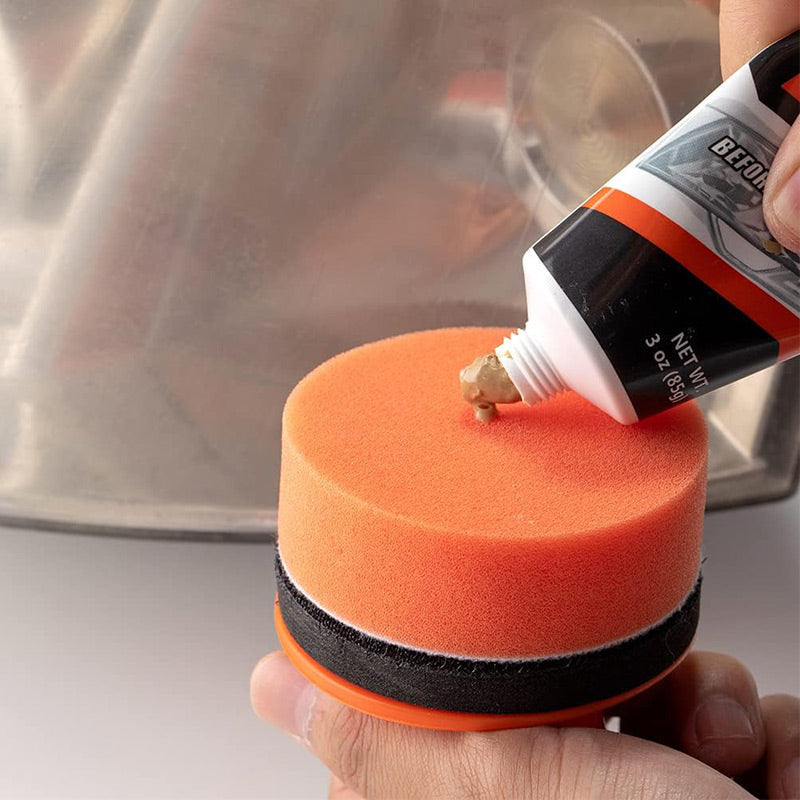 Car Headlight Restoration Quick Polishing Paste Kit