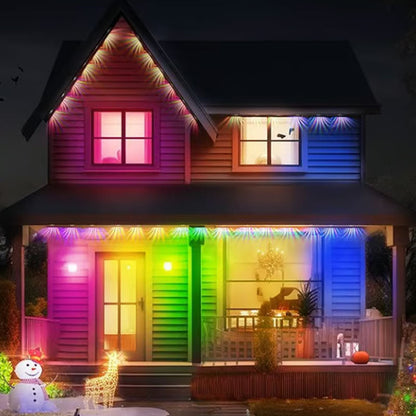 🎅Christmas Sale-Up to 50% OFF🎁🏡🌳 Slimme Waterdichte LED Strip Licht – Binnen & Buiten, Persoonlijke Kleur Effecten, IP65 Waterdicht & Makkelijke Installatie (Perfect voor Feest Decoratie)!
