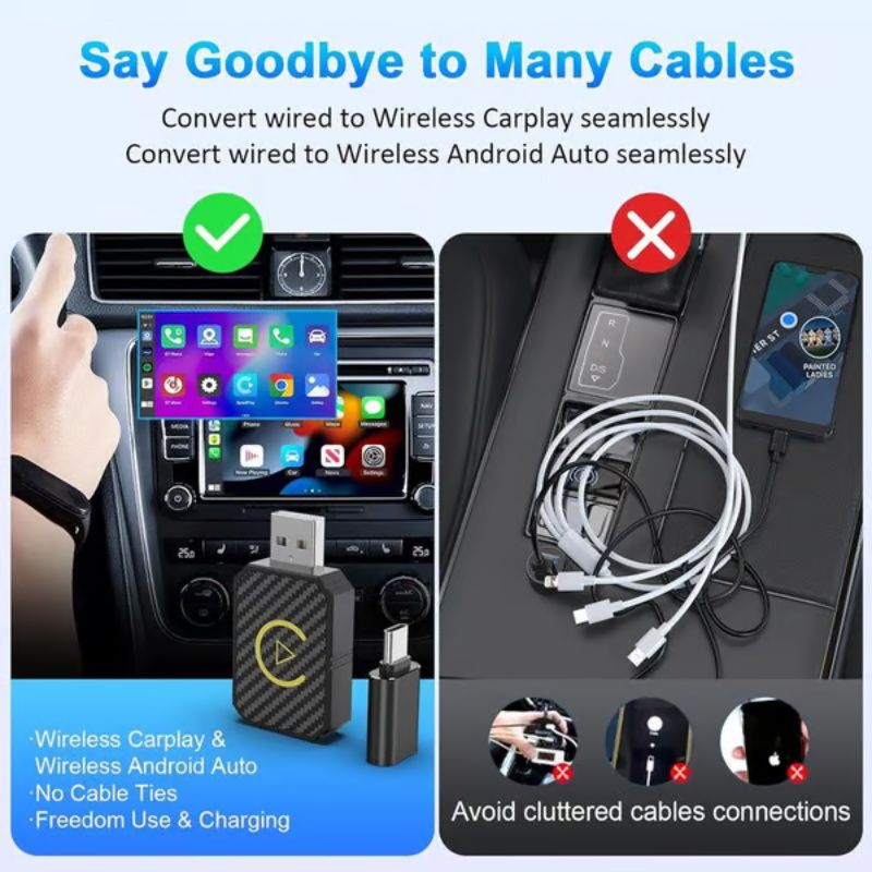 ⌛Mini Wireless CarPlay Adapter