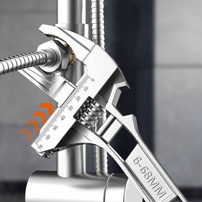 Reversible Sink Wrench With 6-68mm Jaw Opening