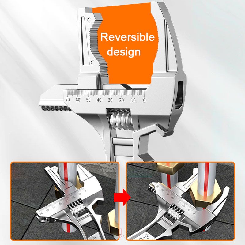 ⏳Christmas Special Offer💥Reversible sink wrench with 6-68mm jaw opening