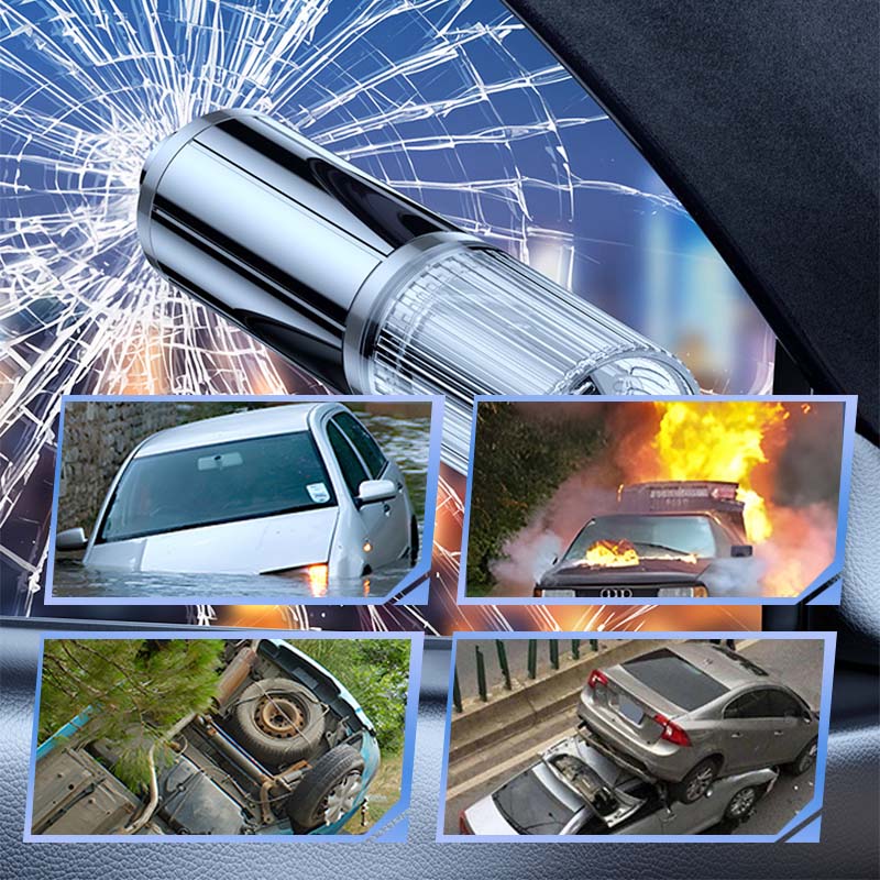 🔥Emergency Car Window Breaker Seatbelt Cutter Tool