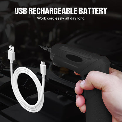 ⏰Final 3 Hours: Full Accessory Set Free with Your Order!🔥Rechargeable 3.6V battery screwdriver set🛠️