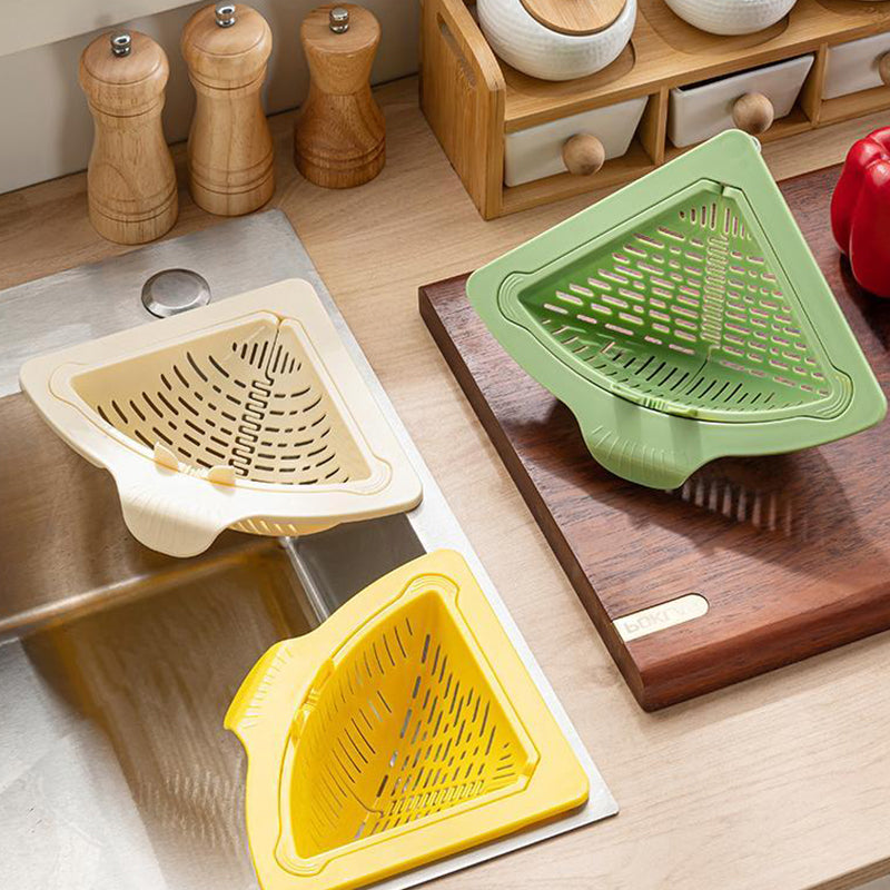 Magnetic Suction Space-Saving Corner Sink Strainer