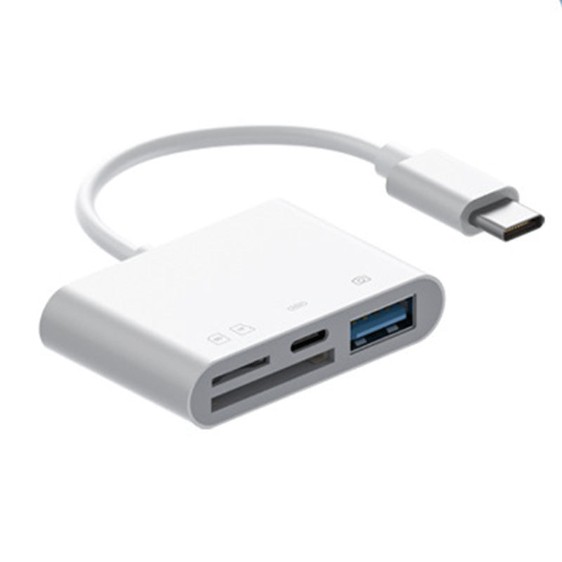🔌 49% OFF NOW! 📱 5-in-1 Reader for Android – Dual USB-C Adapter, Fast Charging & Data Sync ⚡