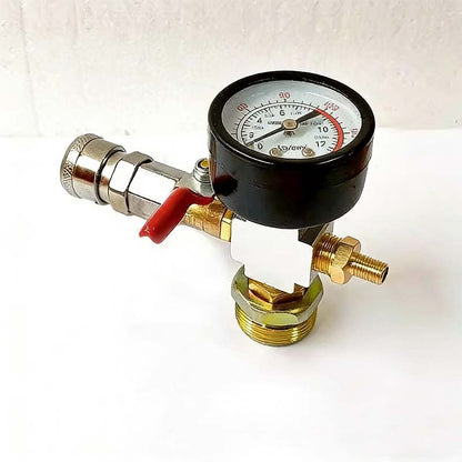 🧯Universal Air Tank Valve Adapter Heavy-Duty Brass Air Tank Adapter | High-Pressure Quick Coupler for Air Tanks to Tire Inflators