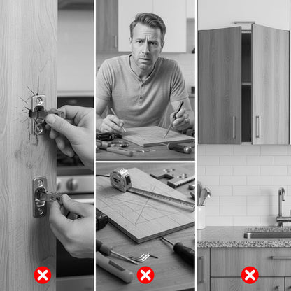 🥳2026 HOT SALE🥳💞50K+ SOLD!💥Magnetic Concealed Hinge Jig Kit