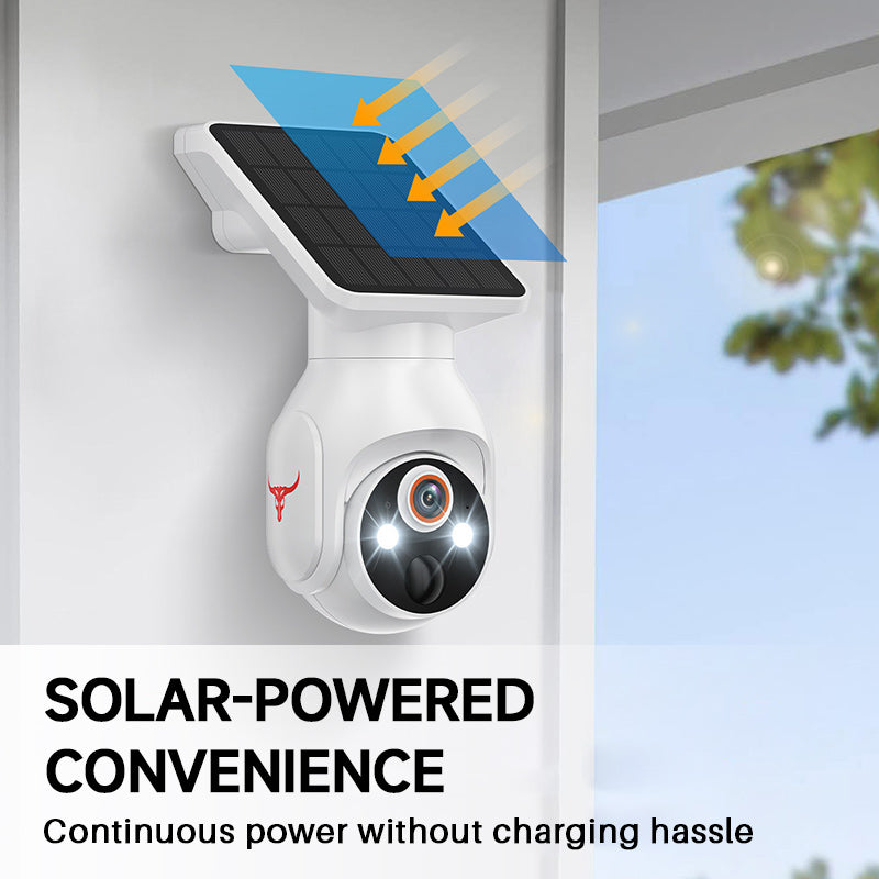 🥳2026 HOT SALE🥳💞50K+ SOLD!📹⚡ See Everything, Worry About Nothing. True Wireless 355° Solar Camera – 50% OFF!🏠🔭