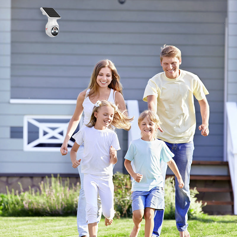 🥳2026 HOT SALE🥳💞50K+ SOLD!📹⚡ See Everything, Worry About Nothing. True Wireless 355° Solar Camera – 50% OFF!🏠🔭