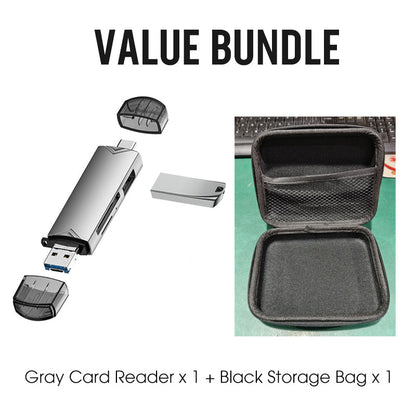 6-in-1 USB 3.0 OTG Card Reader