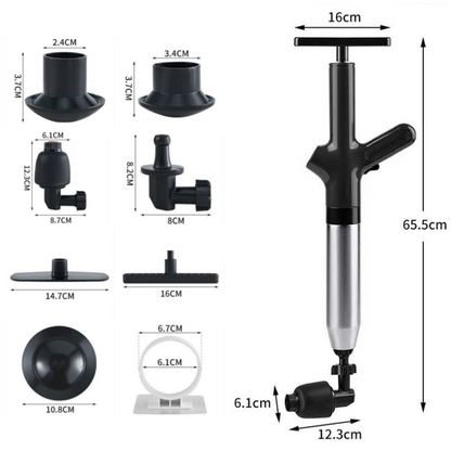 Handheld Pipeline Blockage Unclogger Set