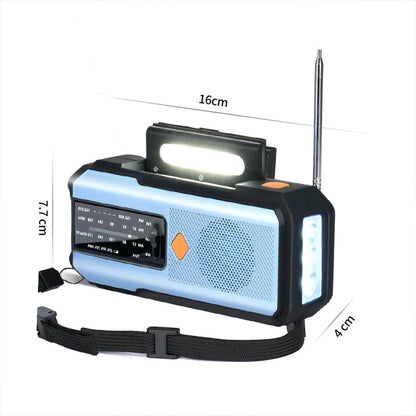 📢📢49%  OFF !! ⏰Solar Hand-Crank Emergency Weather Radio