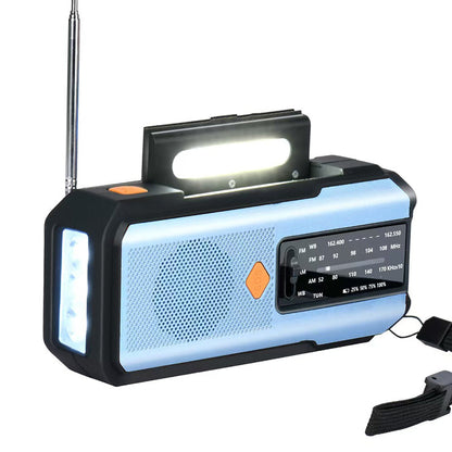 📢📢49%  OFF !! ⏰Solar Hand-Crank Emergency Weather Radio