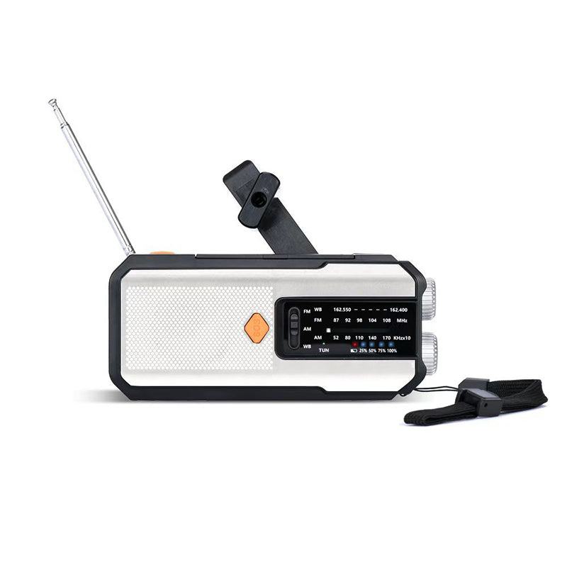 📢📢49%  OFF !! ⏰Solar Hand-Crank Emergency Weather Radio